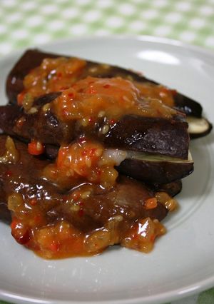 ナスの豚肉はさみ焼き-レシピのメイン写真
