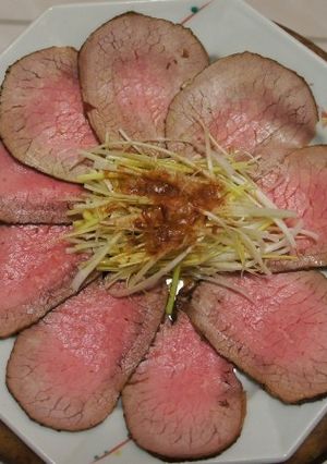 簡単さっぱりローストビーフ牛肉たたき風）-レシピのメイン写真