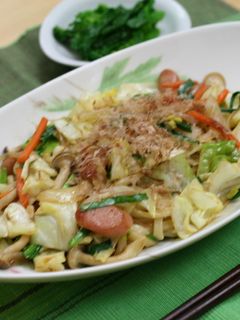 ♡ポン酢でおいしいあっさり焼きうどん♡-レシピのメイン写真