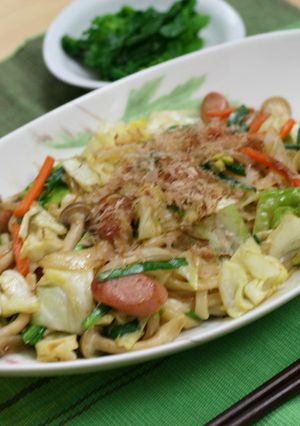 ♡ポン酢でおいしいあっさり焼きうどん♡-レシピのメイン写真