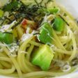 アボカドとおろしポン酢のパスタ