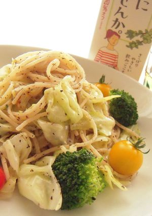 梅ほんのりマヨパスタ-レシピのメイン写真