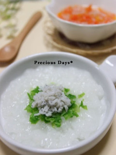 離乳食中期★春キャベツとしらすのおかゆ-レシピのメイン写真