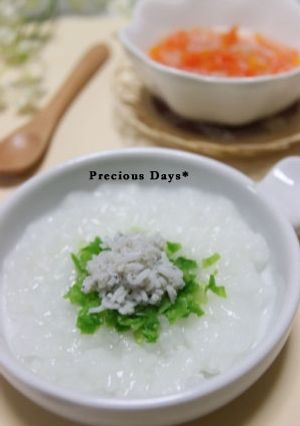 離乳食中期★春キャベツとしらすのおかゆ-レシピのメイン写真