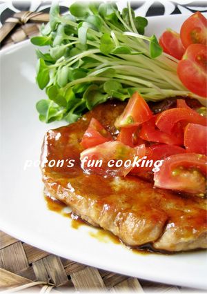 ソースが美味しい✿ポークステーキ-レシピのメイン写真