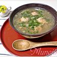 しっかりおかずになる鶏団子の春雨スープ✿