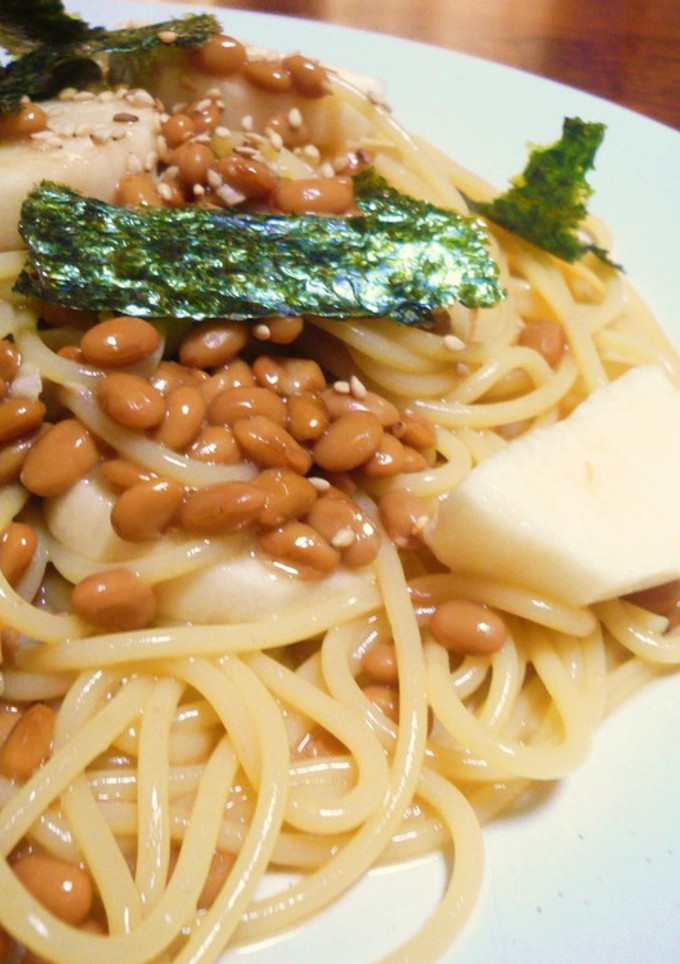 ねばねば旨～❤納豆と長いものパスタ-レシピのメイン写真
