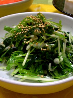 わかめと水菜のナムル-レシピのメイン写真