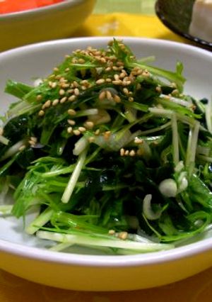 わかめと水菜のナムル-レシピのメイン写真