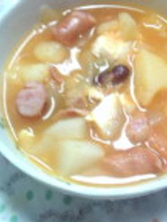 栄養満点◎具だくさんトマトスープ-レシピのメイン写真