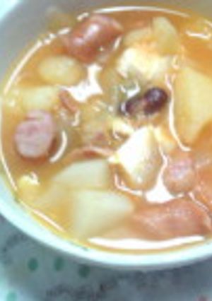 栄養満点◎具だくさんトマトスープ-レシピのメイン写真