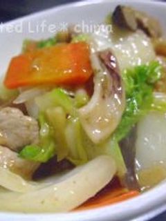 豚とイカと野菜☆塩あんかけ炒め-レシピのメイン写真
