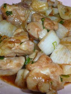新たまねぎと鶏もも肉のバター醤油炒め-レシピのメイン写真