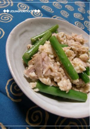 にんにくの芽と豆腐のシーチキン炒め-レシピのメイン写真