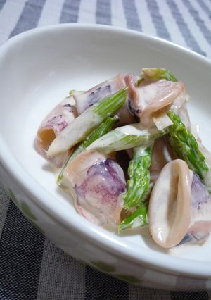 ＊いかとアスパラのマヨ醤油✿和え＊-レシピのメイン写真