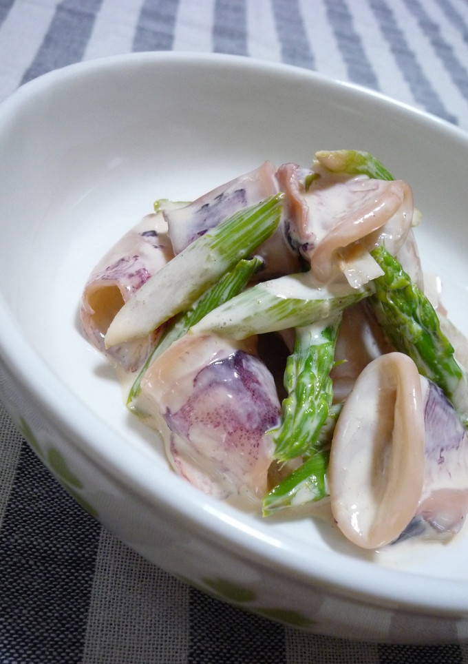 ＊いかとアスパラのマヨ醤油✿和え＊-レシピのメイン写真