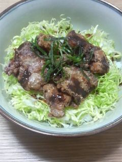 とりから揚げ丼-レシピのメイン写真