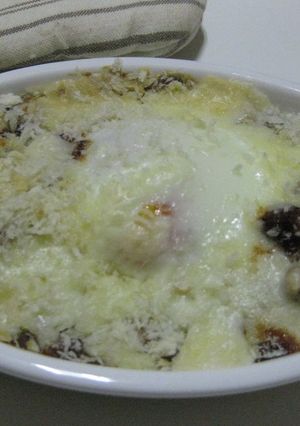 簡単☆カレーのドリア温泉卵のせ-レシピのメイン写真