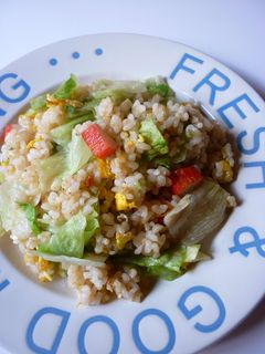 玄米レタスチャーハン-レシピのメイン写真