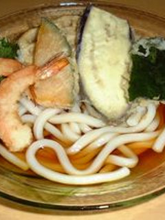 すごくおいしい!ある日の冷やし天ぷらうどん-レシピのメイン写真