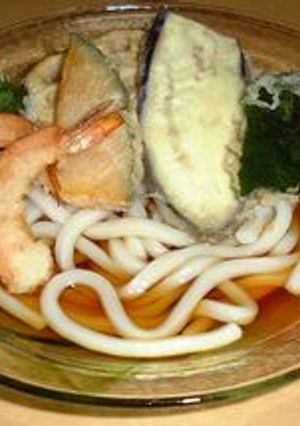 すごくおいしい！ある日の冷やし天ぷらうどん-レシピのメイン写真