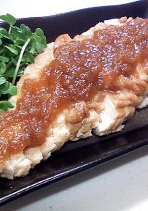 酢蒸し焼きチキン　新たましょうゆドレ-レシピのメイン写真
