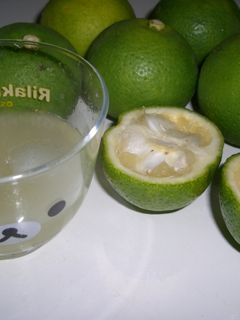 かぼすの焼酎割り-レシピのメイン写真