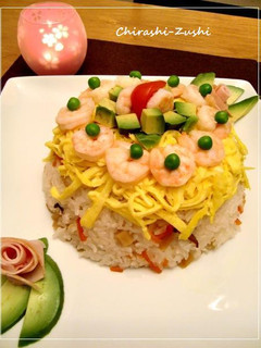 かわいい♪お寿司ケーキ-レシピのメイン写真