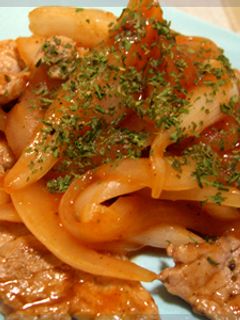 豚ヒレ肉のホットオニオンビネガーソース-レシピのメイン写真