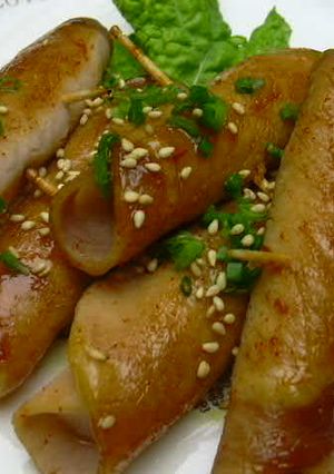 トッポギハムロールの甘辛コチュ焼き-レシピのメイン写真