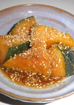 和風～中華風～かぼちゃのすり胡麻煮-レシピのメイン写真