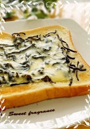 塩コンブとマヨチーズのトースト-レシピのメイン写真