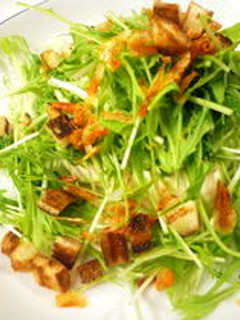 ●水菜と桜えびの豆腐サラダ●-レシピのメイン写真