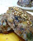 春ふわふわ野菜だらけのハンバーグ♪