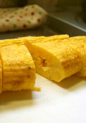 バター風味のえのき入り卵焼き☆お弁当に♪-レシピのメイン写真