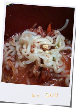 簡単★塩キムチラーメン-レシピのメイン写真