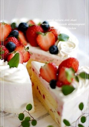 ♡苺ティラミスと苺のムースケーキ♡-レシピのメイン写真