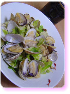 -あさり春キャベ❀酒蒸し醤油風味--レシピのメイン写真