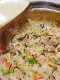 簡単！土鍋で釜めし♪炊き込みご飯