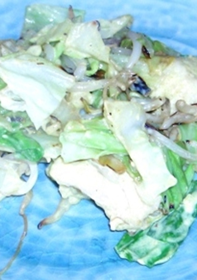 鶏胸肉と野菜のカレーマヨ炒め-レシピのメイン写真