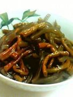 つきこんとぜんまいの炒り煮-レシピのメイン写真