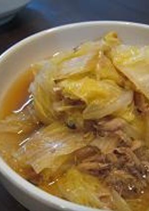簡単、激安☆鯖缶利用の白菜煮浸し☆-レシピのメイン写真