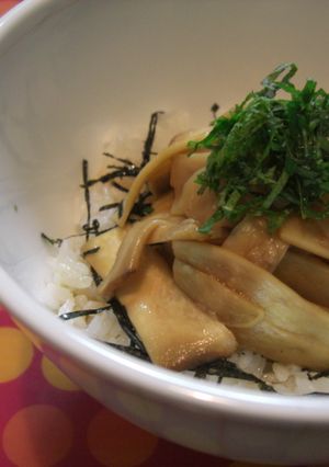 簡単ヘルシーなエリンギ丼-レシピのメイン写真