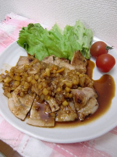 つけて焼くだけ!豚肉の香煎焼き-レシピのメイン写真