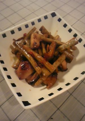 ☆簡単☆ごぼうと焼き鳥で きんぴら風-レシピのメイン写真