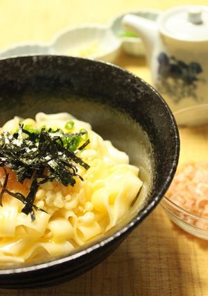 釜玉きしめん-レシピのメイン写真