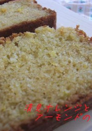 マーマレード風味のアーモンドバターケーキ-レシピのメイン写真
