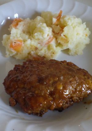 照り焼きハンバーグ-レシピのメイン写真