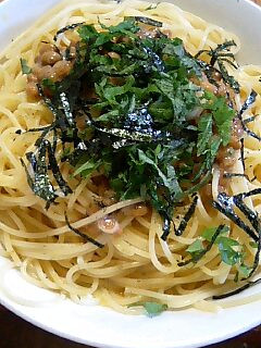 納豆カルボナーラ〜簡単〜-レシピのメイン写真