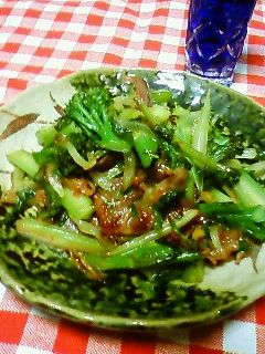 砂肝とセロリの炒めもの【中華風】-レシピのメイン写真